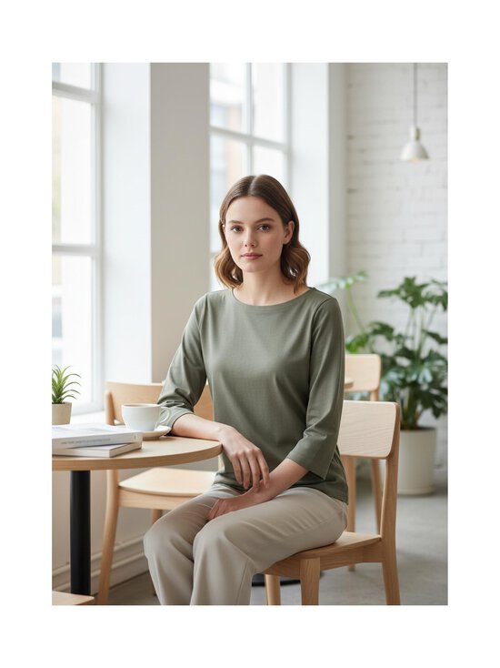 NOOM - Gretel-trikoopaita - KHAKI GREEN | Stockmann - photo 5