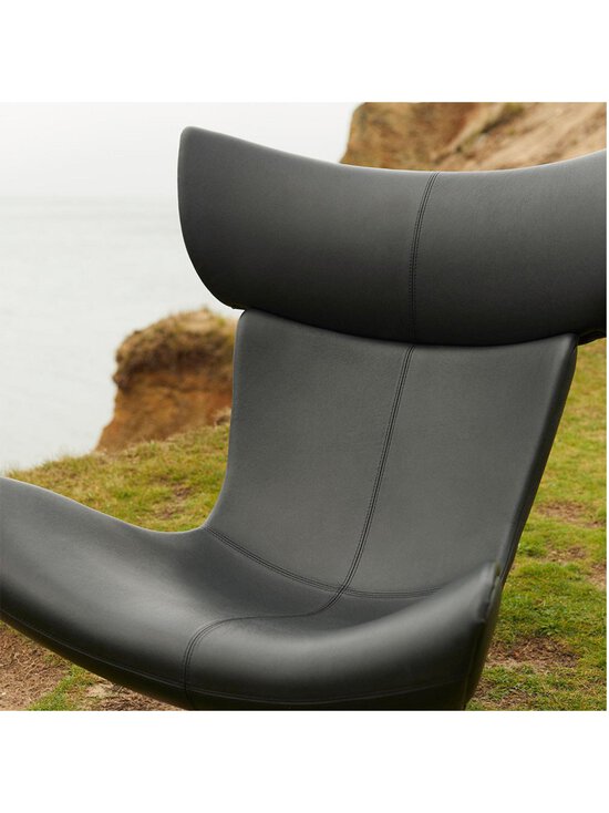 BoConcept - Imola-nojatuoli pyörivä jalusta Nordic Grain -nahka 5130 musta / teräs - BLACK | Stockmann - photo 9