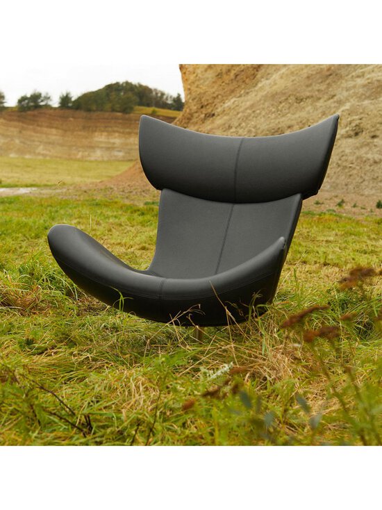 BoConcept - Imola-nojatuoli pyörivä jalusta Nordic Grain -nahka 5130 musta / teräs - BLACK | Stockmann - photo 8