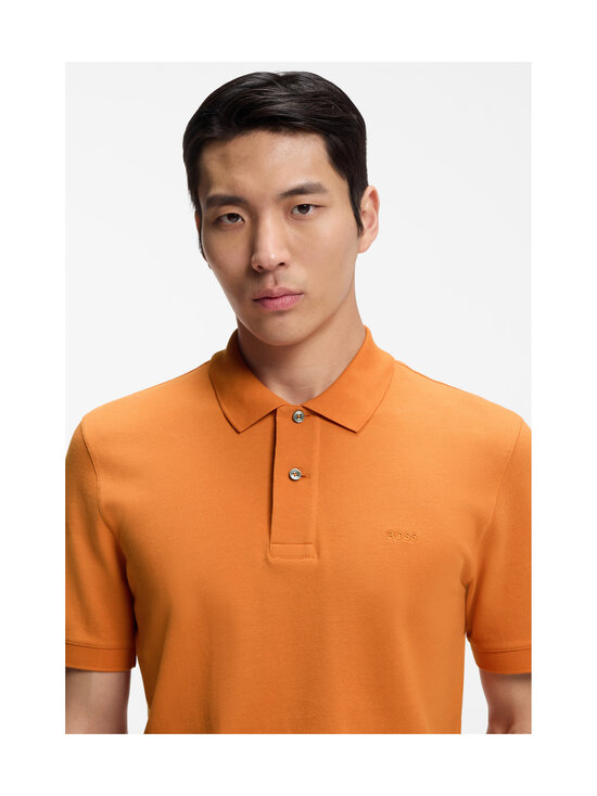 BOSS - Polosärk Pallas Jersey - 814 MEDIUM ORANGE | Stockmann - photo 5
