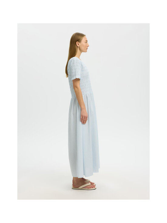 Selected - SlfHannah Regular -nilkkapituinen mekko - CASHMERE BLUE STRIPES:STRIPES | Stockmann - photo 5
