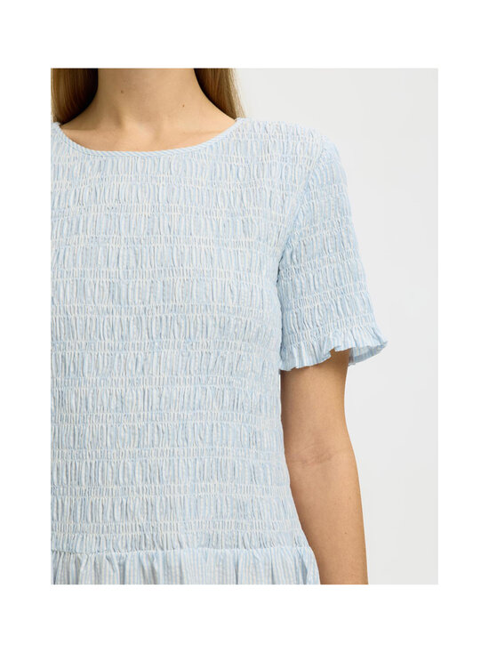 Selected - SlfHannah Regular -nilkkapituinen mekko - CASHMERE BLUE STRIPES:STRIPES | Stockmann - photo 6
