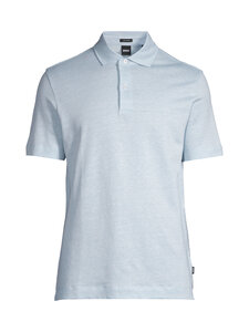 BOSS - Press Jersey -pikeepaita - 450 LIGHT/PASTEL BLUE | Stockmann