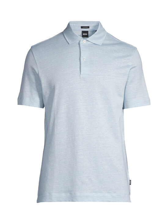BOSS - Press Jersey -pikeepaita - 450 LIGHT/PASTEL BLUE | Stockmann - photo 1