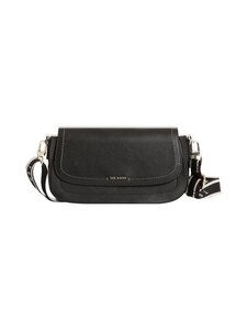 Ted Baker London - Louiize Webbing Flapover Crossbody -nahkalaukku - BLACK | Stockmann
