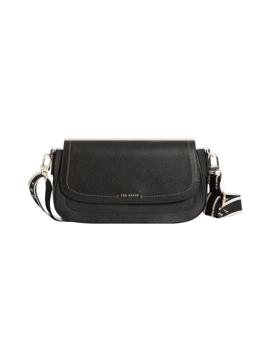 Ted Baker London - Louiize Webbing Flapover Crossbody -nahkalaukku - BLACK | Stockmann - photo 1