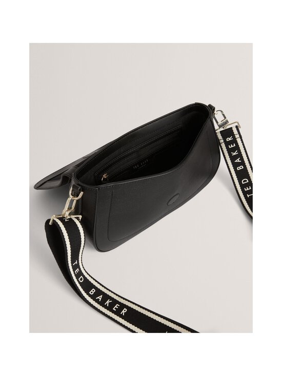 Ted Baker London - Louiize Webbing Flapover Crossbody -nahkalaukku - BLACK | Stockmann - photo 2