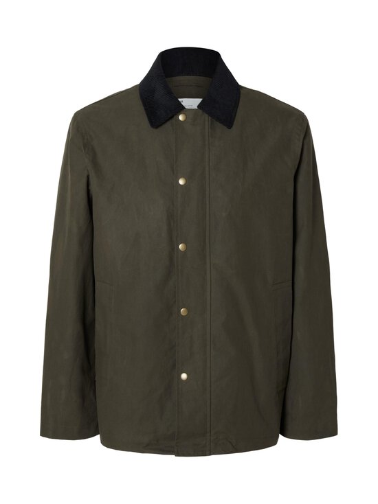 Selected - SlhWater Waxed Cotton 2.0 virsjaka - GRAPE LEAF | Stockmann - photo 1