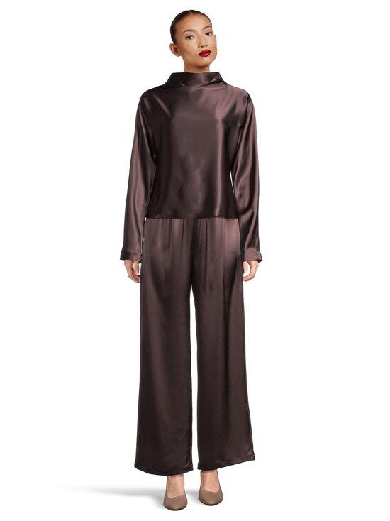 Katri Niskanen - Mary satīna blūze - BROWN | Stockmann - photo 2