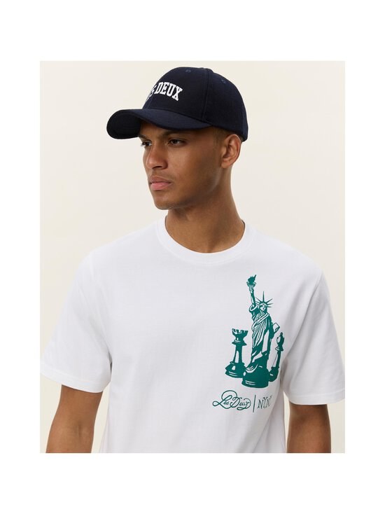 Les Deux - Checkmate t-paita - 201 WHITE | Stockmann - photo 5
