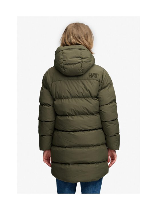 Superdry - Hooded Sports Puffer Mid -toppatakki - GVK WASHED KHAKI | Stockmann - photo 9