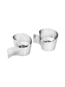 Georg Jensen - Teeküünlahoidja Fold Tealight, 2 tk - STEEL | Stockmann