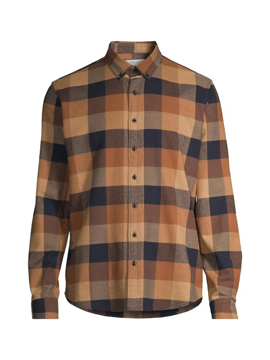CONSTRUE - Nybro flaneļa krekls ar apkakli - CINNAMON CHECK COMBO | Stockmann - photo 1