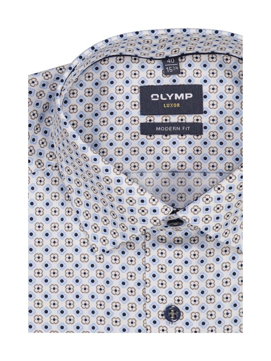 Olymp - Modern Fit Allover Print -kauluspaita - 00 WEISS | Stockmann - photo 2