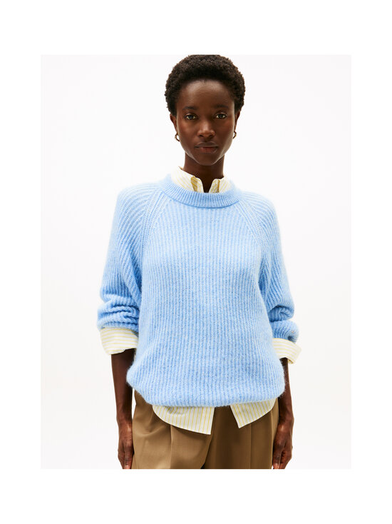 Tommy Hilfiger - C-neck-alpakkasekoiteneule - C1O BREEZY BLUE | Stockmann - photo 4