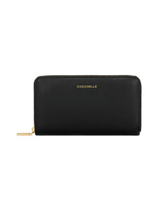Coccinelle - Rahakott Metallic Soft - 001 NOIR | Stockmann