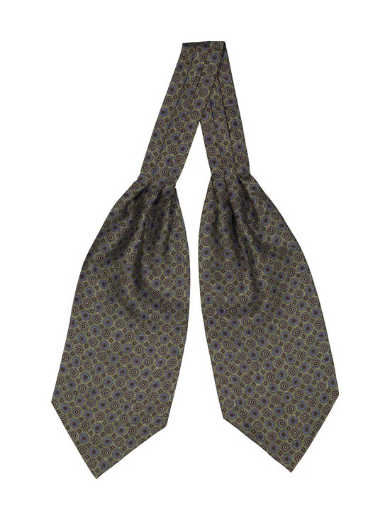 Stockholm Kravatt - Medallion Ascot -silkkihuivi - 6 GREEN / BLUE | Stockmann - photo 2