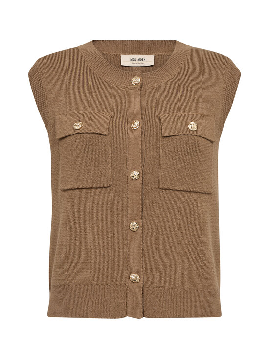 MOS MOSH - Kootud vest MMAyana - 282 DARK CAMEL | Stockmann - photo 1