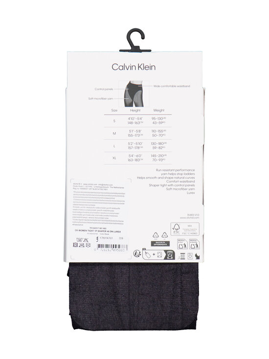 Calvin Klein - Shaper Lurex -sukkahousut 40 den - 001 BLACK | Stockmann - photo 2