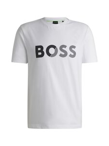 BOSS - Tape Logo t-paita - 100 WHITE | Stockmann
