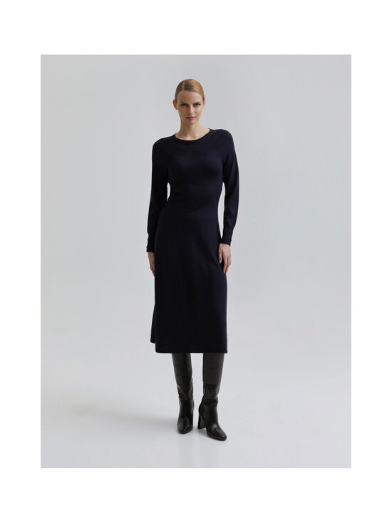 Andiata - Oberon merino trikotāžas kleita - DEEP NAVY BLUE | Stockmann - photo 4