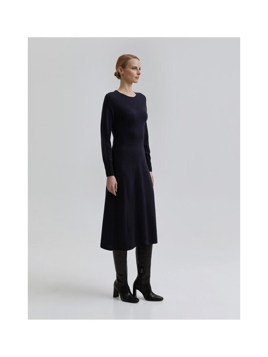 Andiata - Oberon merino trikotāžas kleita - DEEP NAVY BLUE | Stockmann - photo 6