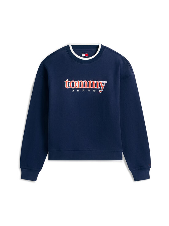 Tommy Jeans - Applique Crew -collegepaita - C1G DARK NIGHT NAVY | Stockmann - photo 1