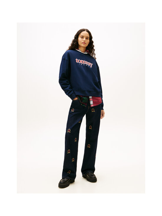 Tommy Jeans - Applique Crew -collegepaita - C1G DARK NIGHT NAVY | Stockmann - photo 3