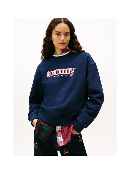 Tommy Jeans - Applique Crew -collegepaita - C1G DARK NIGHT NAVY | Stockmann - photo 4