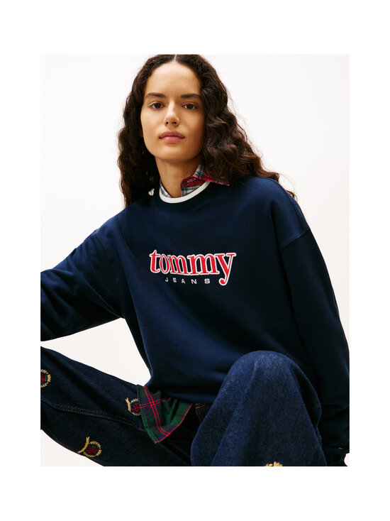 Tommy Jeans - Applique Crew -collegepaita - C1G DARK NIGHT NAVY | Stockmann - photo 5