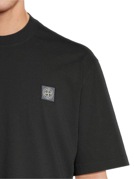 Stone Island - Klasisks logo T-krekls - V0029 BLACK | Stockmann - photo 4