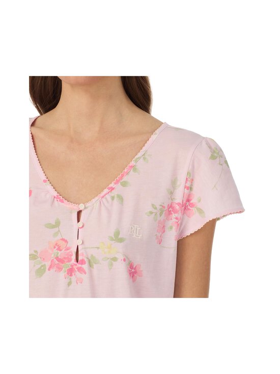 Lauren Ralph Lauren - Fluttery-yöpaita - 681 PINK PRT | Stockmann - photo 3