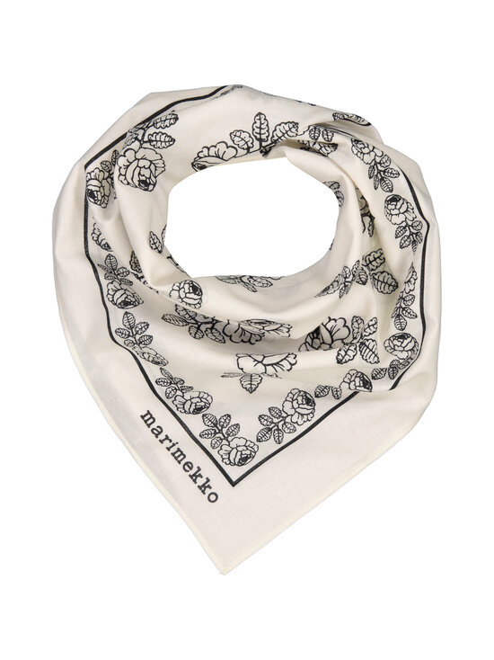 Marimekko - Astrilli Vihkiruusu -huivi - 119 OFF WHITE BLACK | Stockmann - photo 1
