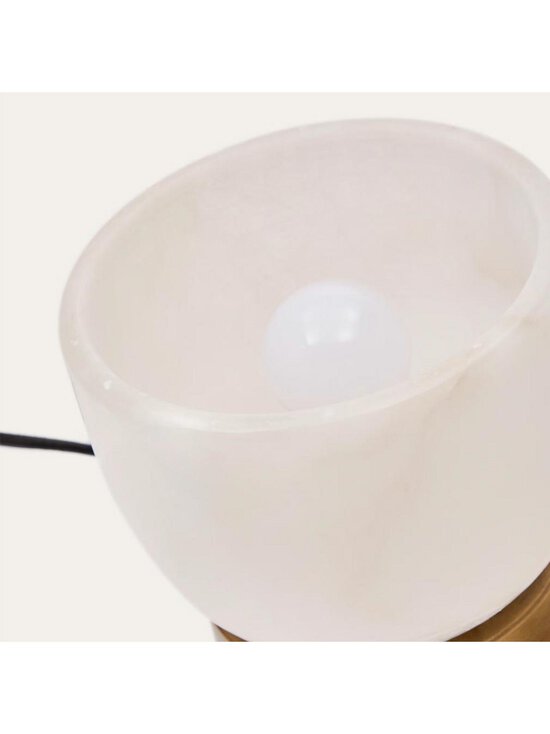 Kave Home - Shenli-pöytävalaisin - MESSINKI,VALKOINEN | Stockmann - photo 4