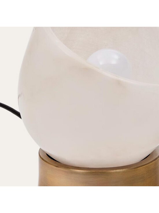 Kave Home - Shenli-pöytävalaisin - MESSINKI,VALKOINEN | Stockmann - photo 3