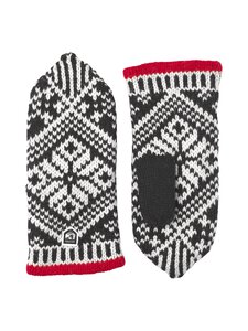 Hestra - Nordic Wool -lapaset - 100020 BLACK / OFFWHITE | Stockmann