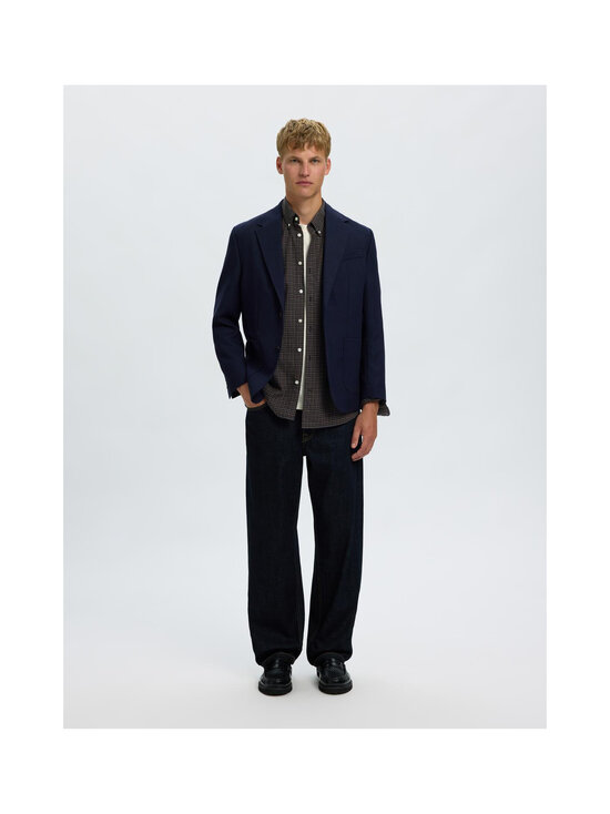 Selected - Särk SlmRegCole Jay Melange - DARK SAPPHIRE CHECKS:MULTI | Stockmann - photo 3