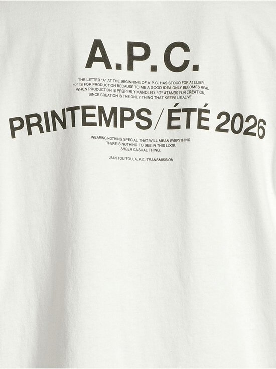 A.P.C - Printemps 26 t-paita - AAC AAC OFF WHITE | Stockmann - photo 4