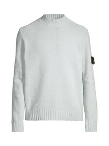 Stone Island - Logo Patch Crew Neck -neulepaita - V0041 SKY BLUE | Stockmann