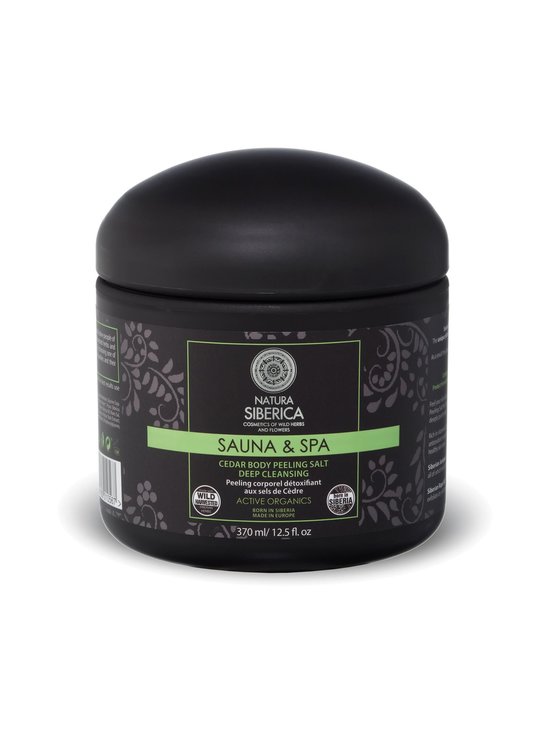 NS Sauna & Spa Cedar Body Peeling Salt -vartalokuorinta 370 ml
