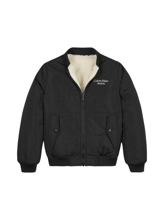 Calvin Klein Kids - Reveersible Teddy Bomber jope - BEH CK BLACK - photo 1 Calvin Klein Kids - Reveersible Teddy Bomber jope - BEH CK BLACK | Stockmann - photo 1