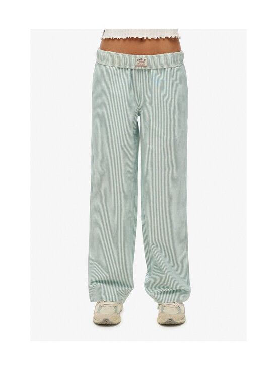 Superdry - Cotton Elastic -raidalliset housut - H9S PEPPERMINT CHALK STRIPE | Stockmann - photo 3