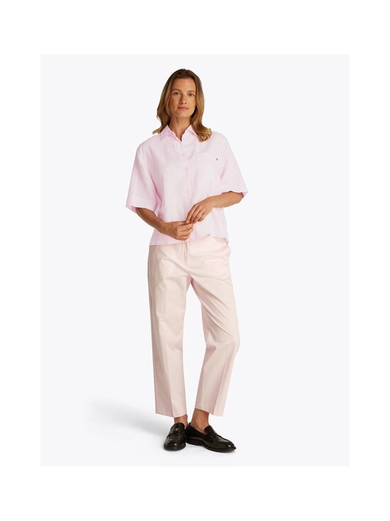 Tommy Hilfiger - Linen- lyhythihainen paita - TOG LIGHT PINK - photo 5 Tommy Hilfiger - Linen- lyhythihainen paita - TOG LIGHT PINK | Stockmann - photo 5