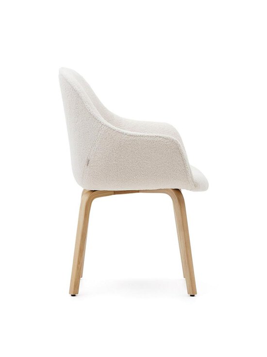 Kave Home - Aleli-tuoli valkoinen/saarni - WHITE | Stockmann - photo 2