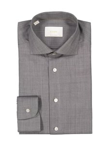 Eton - Long Sleeve Contemporary Fit -merinokauluspaita - 16 DARK GREY | Stockmann