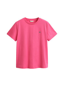 GANT - Regular Shield T-krekls - 661 BRIGHT FUSCHIA | Stockmann