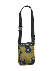 Marimekko - Neat Phone Pocket -puhelinlaukku - 650 OLIVE GREEN, DARK BLUE | Stockmann