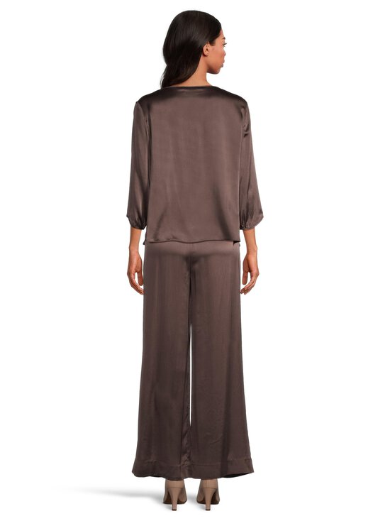 SAND Copenhagen - Siidisegust pluus Nova - 290 DARK BROWN | Stockmann - photo 3