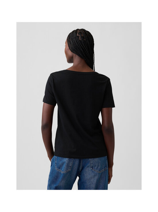 GAP - Vintage Vneck -paita - TRUE BLACK V2 2 | Stockmann - photo 4