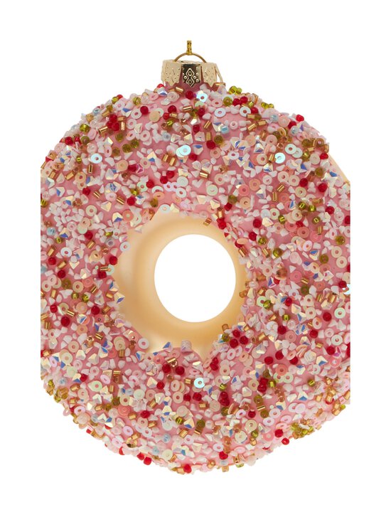Casa Stockmann - Jõuluehe Donut Sequins 12,1 cm - PINK/BROWN | Stockmann - photo 2